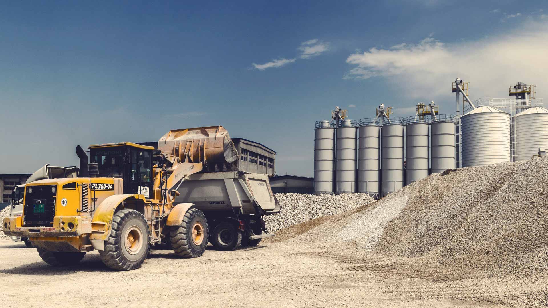 Diesel heavy construction equipment